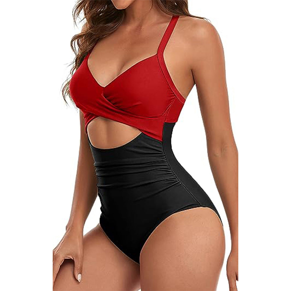 🔥Bombshell Beach Alert! Tummy Control Swimsuit w/ Sexy Cutouts✨ High Waisted One Piece💦 Wrap Tie Back | TikTok’s Obsession 🔥Bombshell Beach Alert! Tummy Control Swimsuit w/ Sexy Cutouts✨ High Waisted One Piece💦 Wrap Tie Back | TikTok’s Obsession